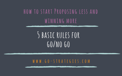 {Guest Post} Five basic rules for better Go/No Go decisions in A/E/C industry