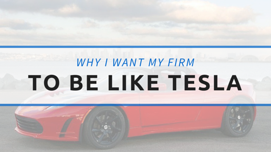 Why I Want My Firm to Be Like Tesla